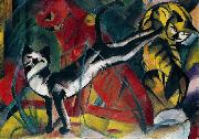 Franz Marc, Three cats